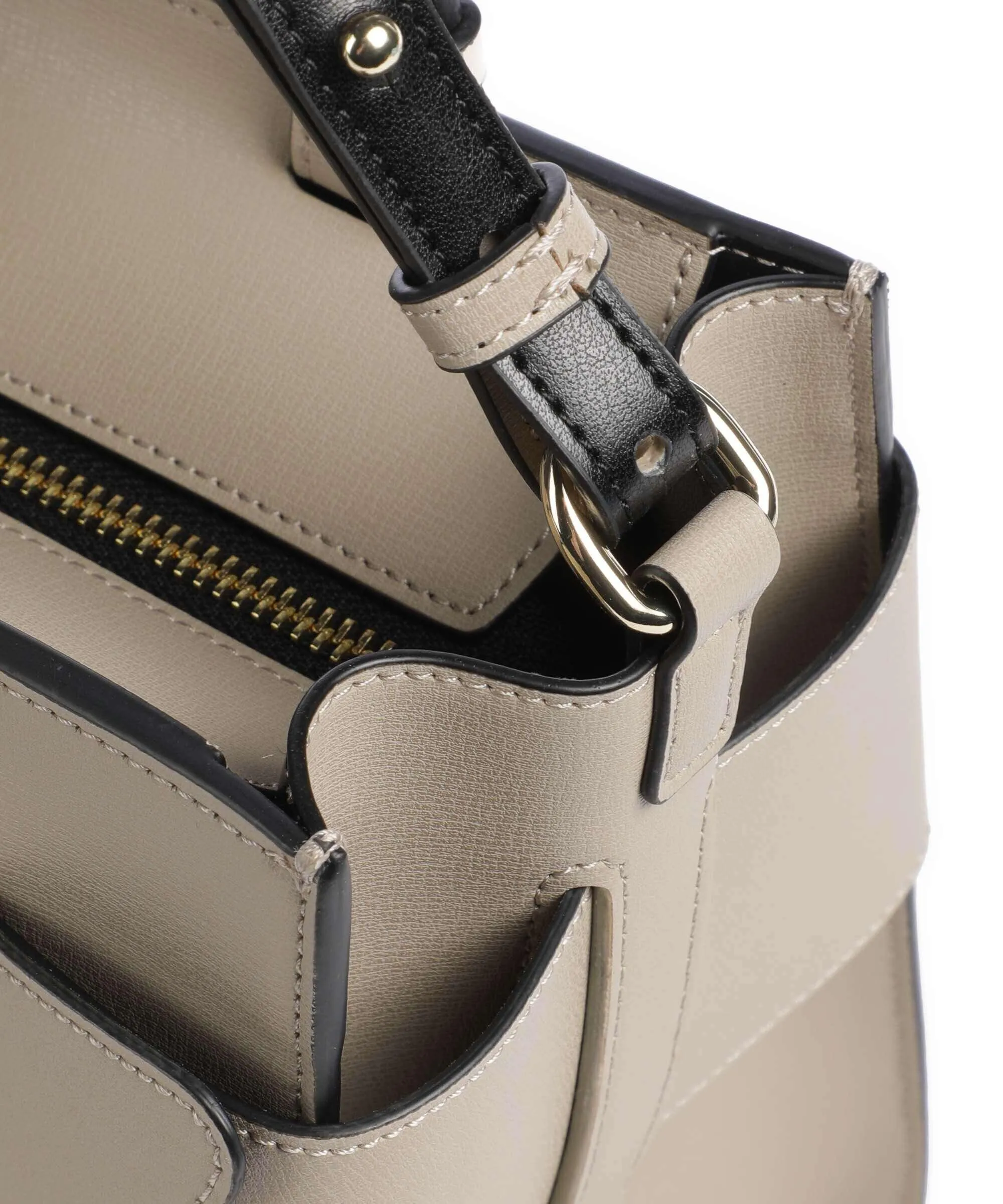  Armani Exchange Susie M Borsa a mano pelle sintetica beige  