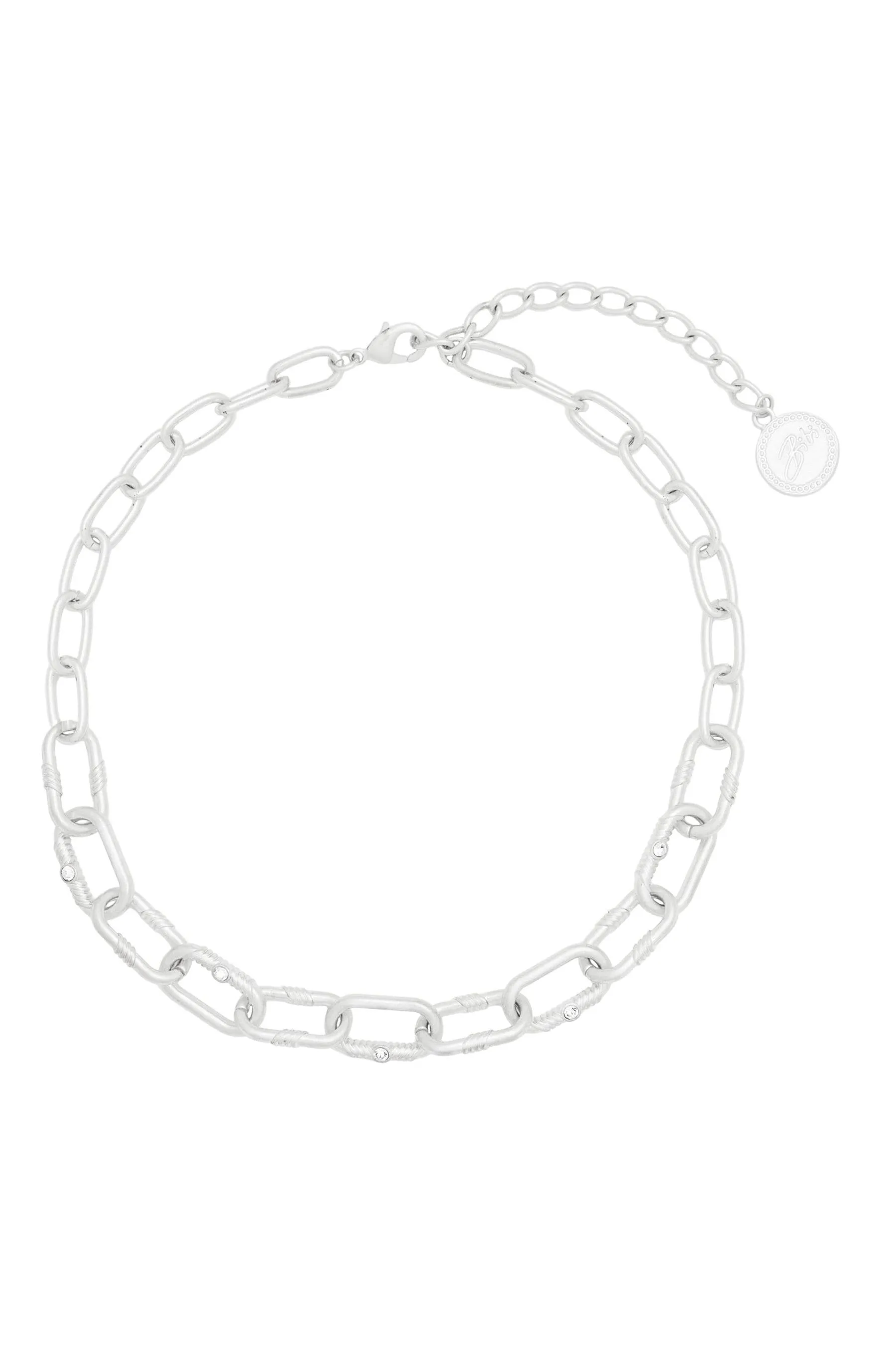 Bibi Bijoux Argento - Collana con catena spessa 