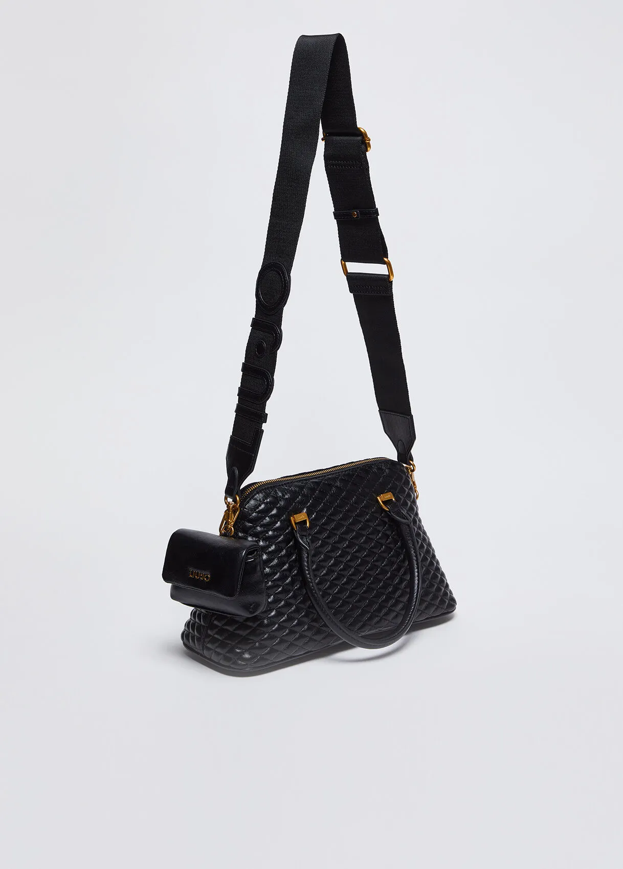 Borsa a mano glossy matelassé