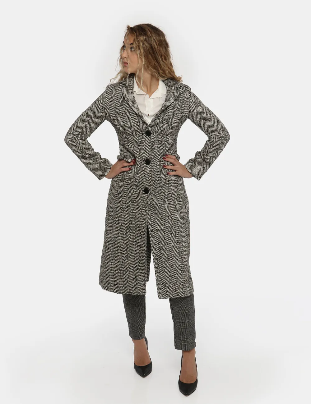 Cappotto Vougue perla