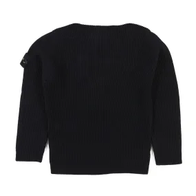 Dolcevita Lana Stone Island Blu Navy A Coste