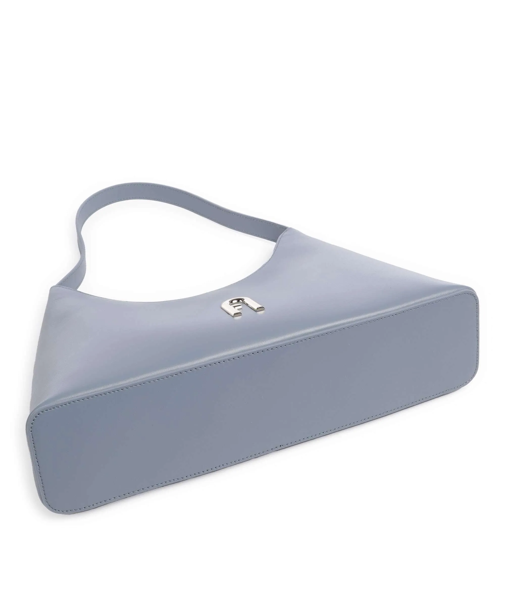  Furla Diamante S Borsa a spalla pelle blu-grigio  