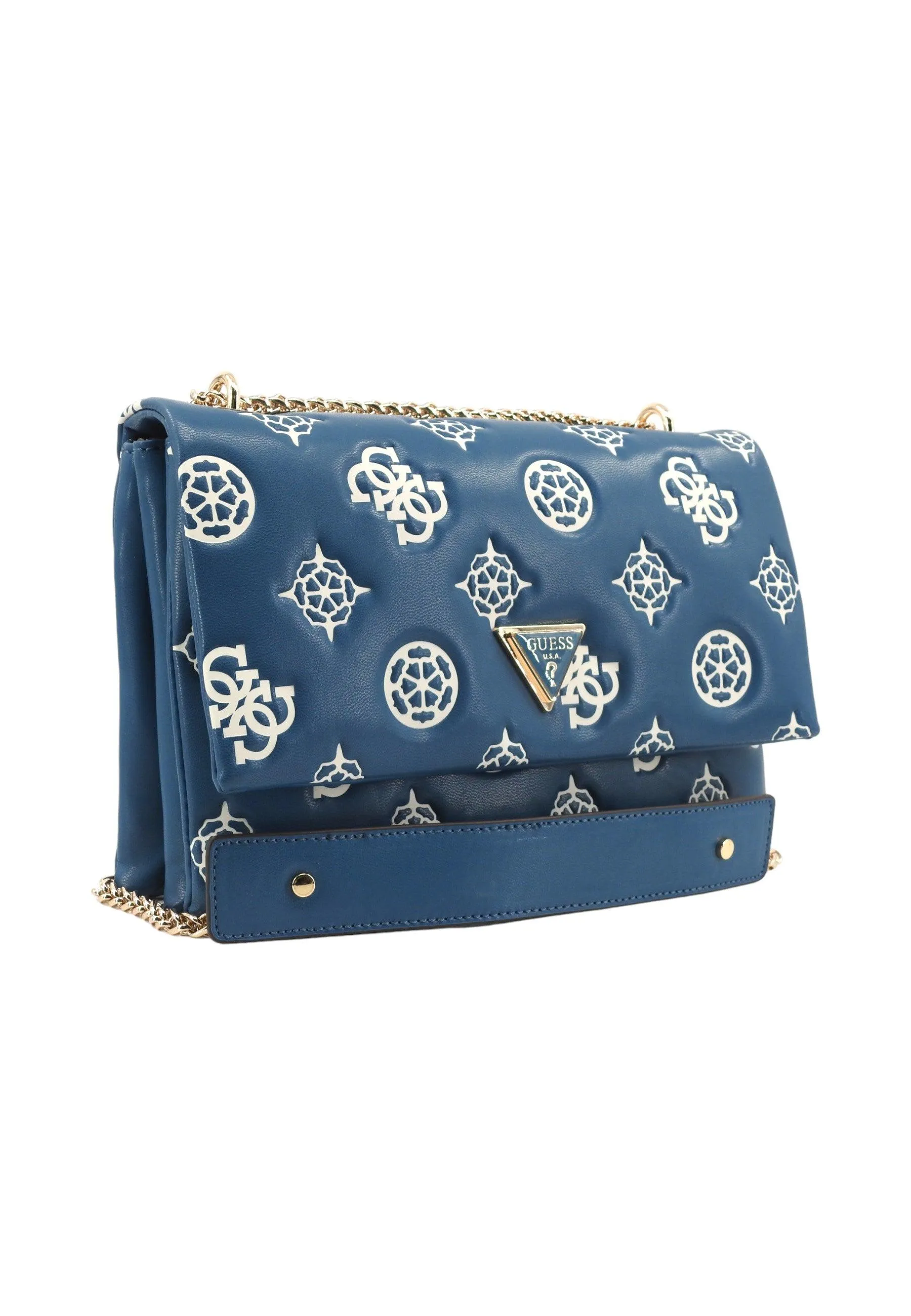 GUESS Deesa Borsa Donna Petrol Logo Blu PG931421