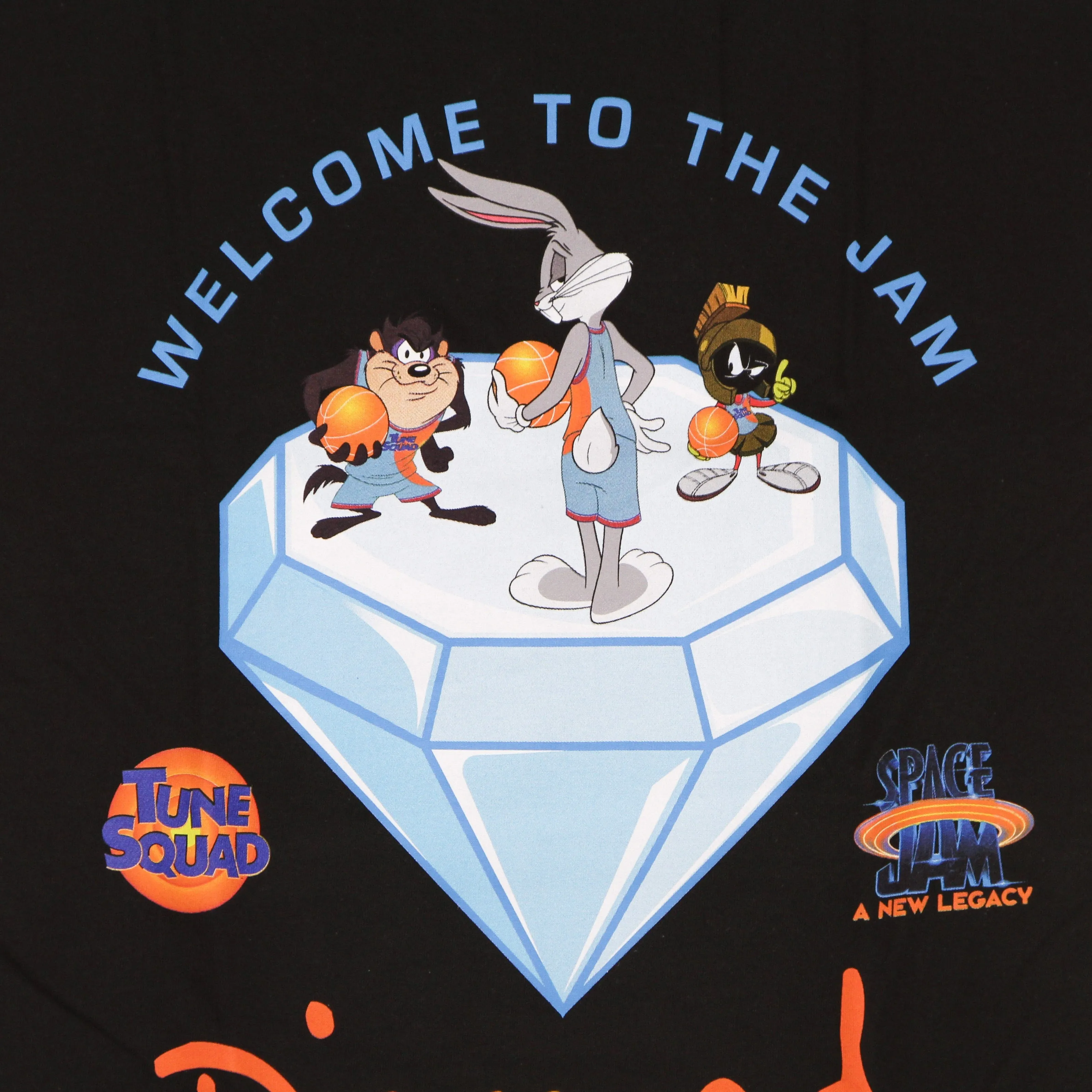 Maglietta Uomo Welcome To the Jam Tee X Space Jam 2 Black