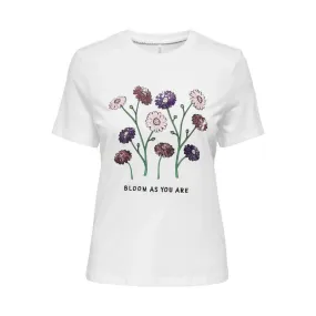 T-SHIRT ONLKITA MANICHE CORTE DA DONNA ONLY